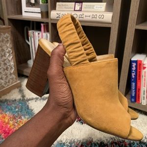 Nine West Open-Toe Slingback Block Heels